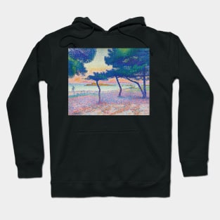 St. Clair Beach by Henri-Edmond Cross Hoodie